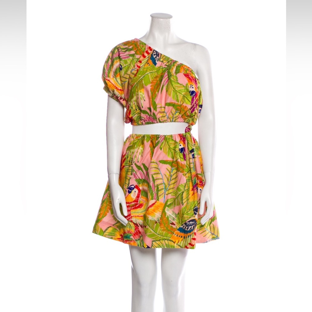 ****SOLD***Farm rio printed mini dress Large